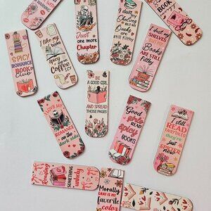 Magnetic Bookmarks Spicy Romance Sexy Reading Quotes Book Lover Gifts Book Club